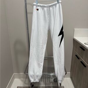 Aviator Nation White Sweatpants Size: XL